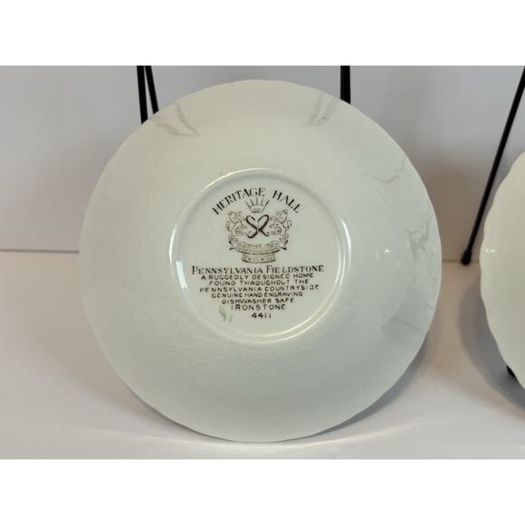 Johnson Brothers Heritage Hall Cereal Bowls Soup Pennsylvania Fieldstone 4 Set - Picture 4 of 10